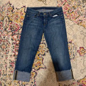 Joe's Jeans Raw Cuffed Cropped/Capri Pants